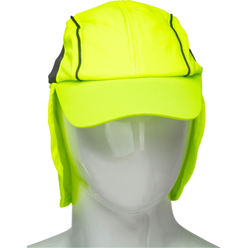 Cooling Hat with Neck Shade, Hi-Vis Lime OCP Construction Supplies