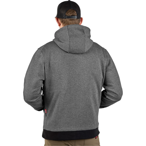 Chandail &agrave; capuchon chauffant M12 (chandail seulement), Hommes, Grand, Gris, Poly-coton OCP Construction Supplies
