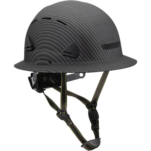 Fibre Metal Climbing Style Helmet with Full Brim, Meets CSA Type 2, Ratchet Suspension, Vented OCP Construction Supplies