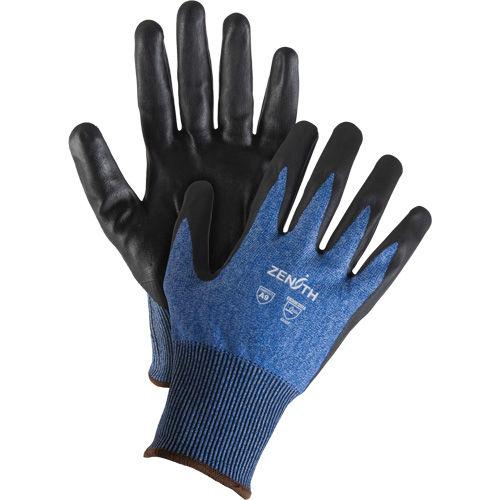 Gants l&eacute;gers et haute dext&eacute;rit&eacute; r&eacute;sistants &agrave; la coupe, Taille 7, Calibre 18, Rev&ecirc;tement Mousse de nitrile, Enveloppe en Acier inoxydable/PEHP/Tungst&egrave;ne, ASTM ANSI niveau A9 OCP Construction Supplies