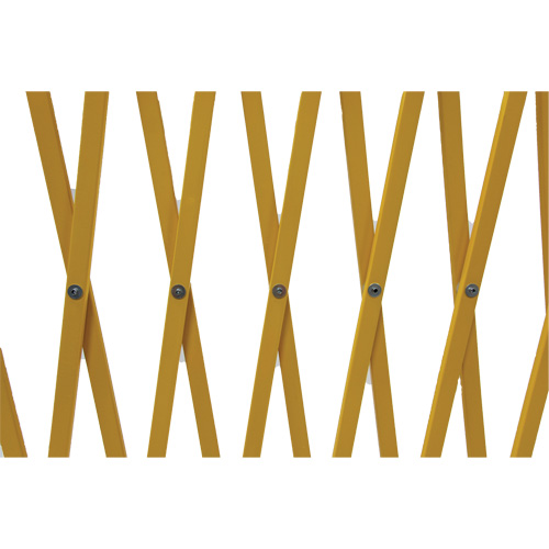 Barri&egrave;re extensible, 84" h x 20' lo, Jaune OCP Construction Supplies