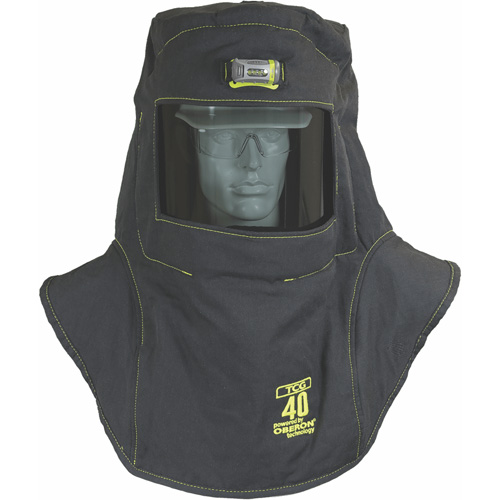 TCG Arc Flash Hood, Black, 40 cal/cm², ANSI Z87.1/ASTM F1506/ASTM F1959/ASTM F2178/Meets/Exceeds CSA Z462/NFPA 70E, 4 Arc Flash PPE Category Level OCP Construction Supplies
