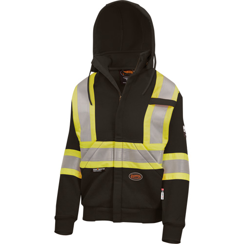 Heavyweight Safety Hoodie, Women's, X-Small, Black OCP Construction Supplies