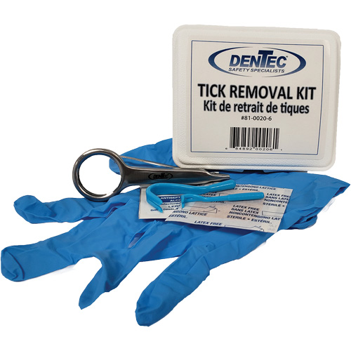 Trousse d'&eacute;limination des tiques, Boîte en plastique OCP Construction Supplies