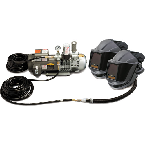 2-Worker MAXSHIELD&reg; Supplied Air Shield & Flip-Front Welding System OCP Construction Supplies