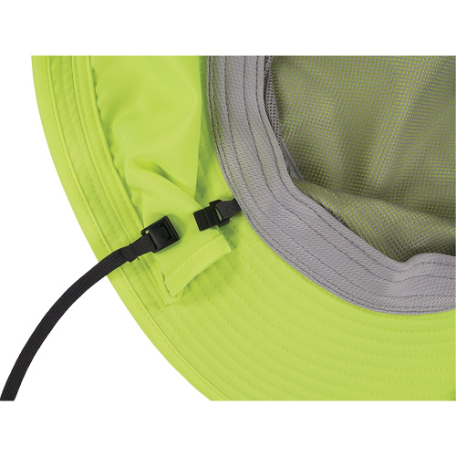 Chill-Its 8934 Ranger Hat with Neck Shade, Small/Medium, Hi-Vis Lime OCP Construction Supplies