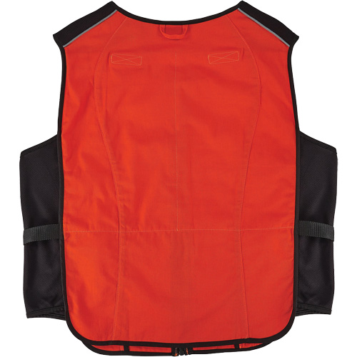 Chill-Its 6260 Lightweight Phase Change Cooling Vest with Rechargeable Packs, 2X-Large/3X-Large, Orange OCP Construction Supplies