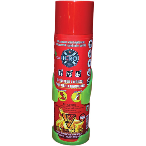 Hero 911 PFAS-Free Fire Extinguisher, ACK, 500 ml Capacity OCP Construction Supplies