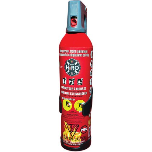 Hero 911 PFAS-Free Fire Extinguisher, ACK, 750 ml Capacity OCP Construction Supplies