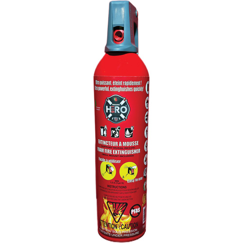 Hero 911 PFAS-Free Fire Extinguisher, ACK, 750 ml Capacity OCP Construction Supplies
