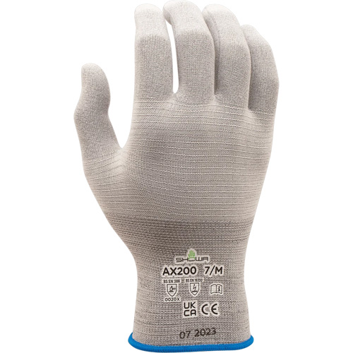 AX200 ESD Gloves, Nylon, 18 Gauge, 9/X-Large OCP Construction Supplies