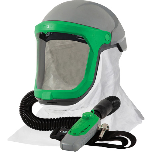 Z-Link Respirator with Tychem 4000 Shoulder Cape & C40, Facepiece Respirator/Welding Helmet OCP Construction Supplies
