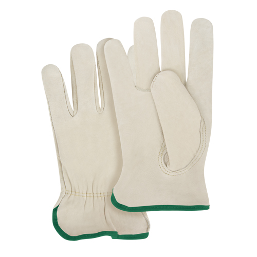 Gants pour conducteurs &agrave; ajustement serr&eacute;, Moyen, Paume en Cuir fleur de vache OCP Construction Supplies