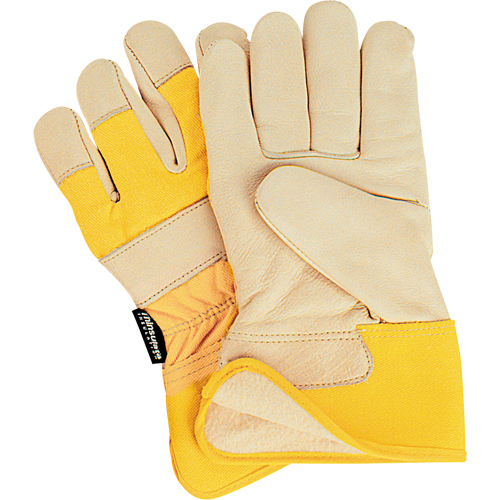 Gants d'ajusteur &agrave; chaleur sup&eacute;rieure de premi&egrave;re qualit&eacute;, Grand, Paume en Cuir fleur de vache, Doublure en Thinsulate OCP Construction Supplies