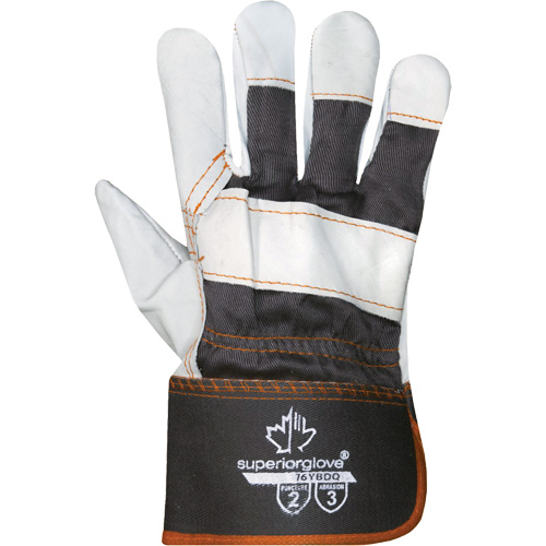 Endura&reg; Sweat-Absorbing Gloves, X-Large, Grain Cowhide Palm, Cotton Inner Lining OCP Construction Supplies
