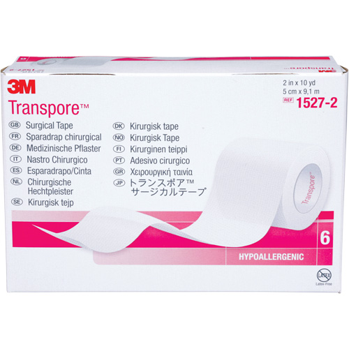 Transpore Surgical Tape, Class 1, 30' L x 2" W OCP Construction Supplies