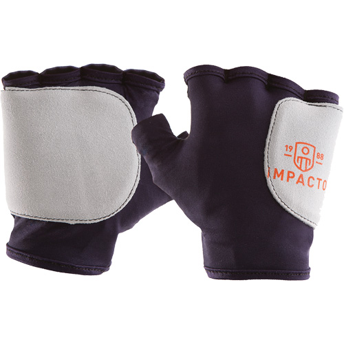 Palm/Side Fingerless Protection Gloves - Right, X-Small, Suede Palm, Slip-On Cuff OCP Construction Supplies