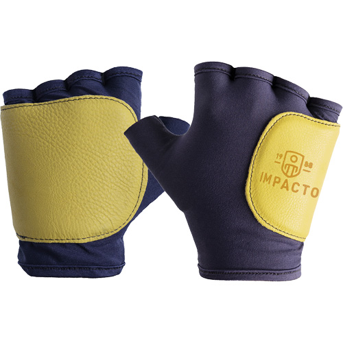 Enveloppe protectrice pour gant gauche contre les impacts lat&eacute;raux et de la paume, T-petit, Paume en Cuir fleur, Poignet &agrave; enfiler OCP Construction Supplies