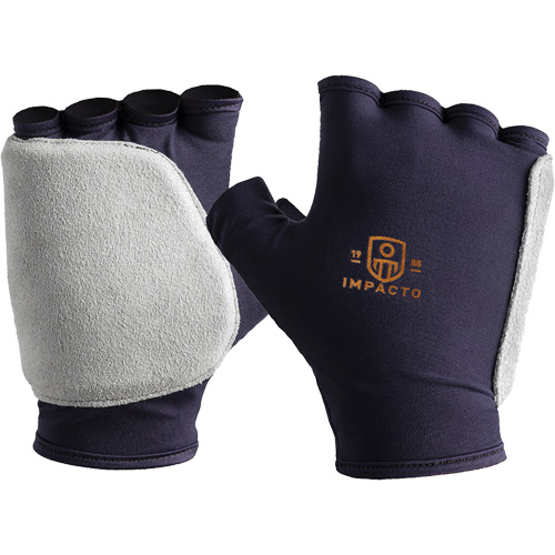 Enveloppe protectrice pour gant droit contre les impacts lat&eacute;raux et de la paume, T-petit, Paume en Cuir fleur, Poignet &agrave; enfiler OCP Construction Supplies
