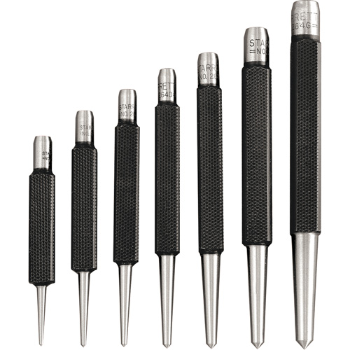 7-Piece Centre Punches With Square Shank OCP Construction Supplies