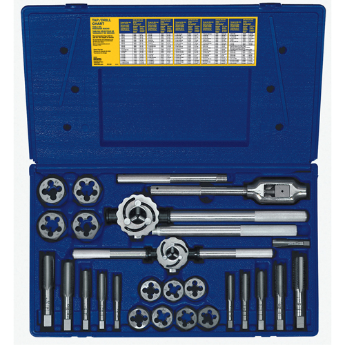 Jeu de tarauds et fili&egrave;res hexagonales m&eacute;triques Hanson, 25 Morceaux OCP Construction Supplies