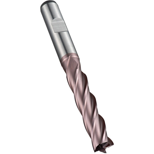Square End Mill, 5 mm Dia., 68 mm L, 4 Flutes, 6 mm Shank, High Speed Cobalt OCP Construction Supplies