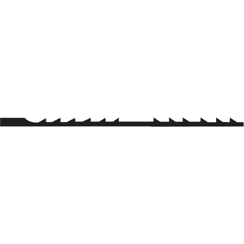 12-Piece Precision Ground Scroll Saw Blades, Scroll cutting, 0.05" W x 5" L, 8 TPI OCP Construction Supplies