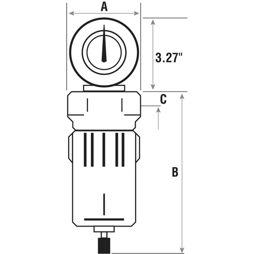 Filtres &agrave; air comprim&eacute;, Modulaire, 2-1/2" NPT, Drain Automatique OCP Construction Supplies