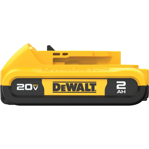Bloc-piles 20 V Max* Compact XR, Lithium-ion, 20 V, 2 A OCP Construction Supplies