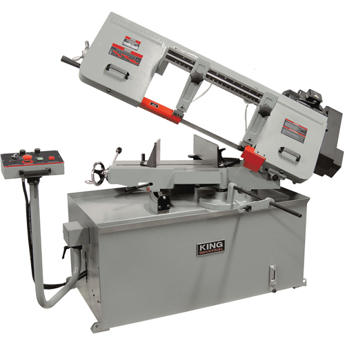 Variable Speed Swivel Metal Cutting Band Saws, Horizontal, Round 10" and 10" x 18" Rectangular Cutting Capacity OCP Construction Supplies