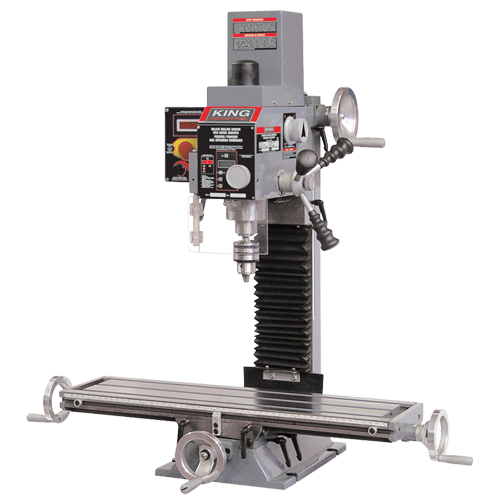 Milling Drilling Machine with Digital Readout, 2 Speeds, 5/8" Drilling Capacity OCP Construction Supplies