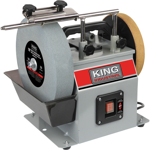 Wet/Dry Sharpener, 10" Wheel Diameter, 1/4 HP, 115 RPM OCP Construction Supplies