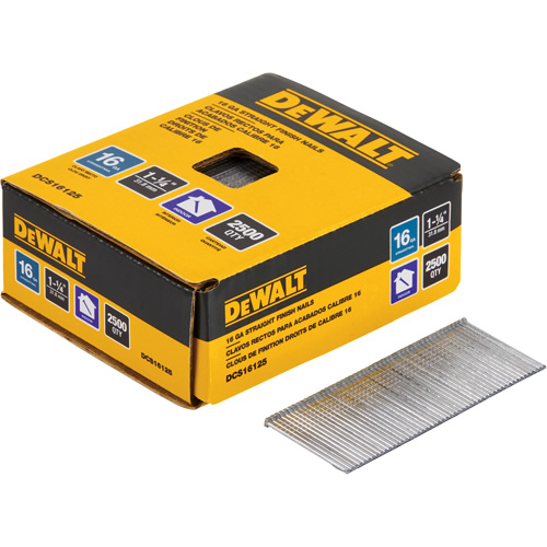 Clous de finition droits de calibre 16 OCP Construction Supplies