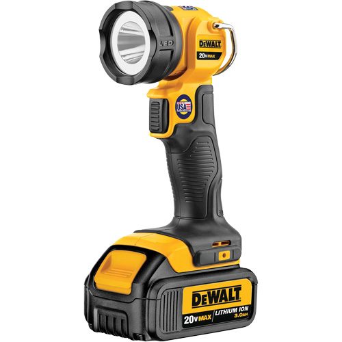 Lampe de travail Max, DEL, 110 lumens, 11 hres de fonctionnement, Bloc-pile Rechargeable, Plastique OCP Construction Supplies