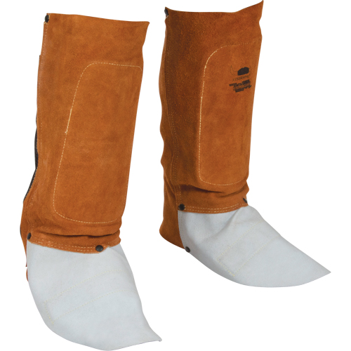 Leather Spats, 14" L, Lava Brown OCP Construction Supplies