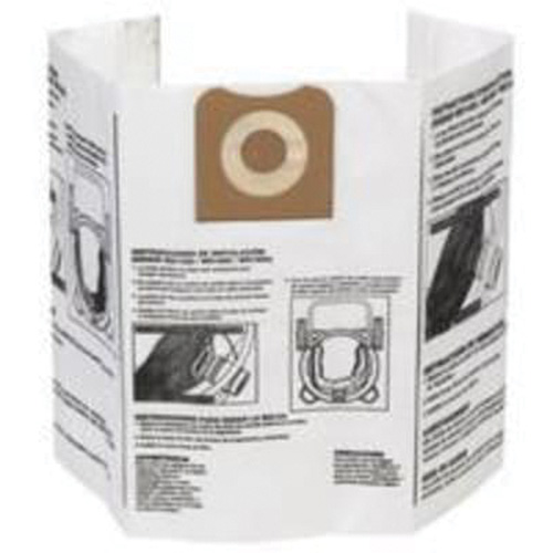 High-Efficiency Vacuum Dust Bags, 12 - 16 US gal. OCP Construction Supplies