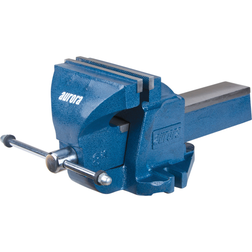 Heavy-Duty Bench Vise, 8" Jaw Width, 4" Throat Depth OCP Construction Supplies
