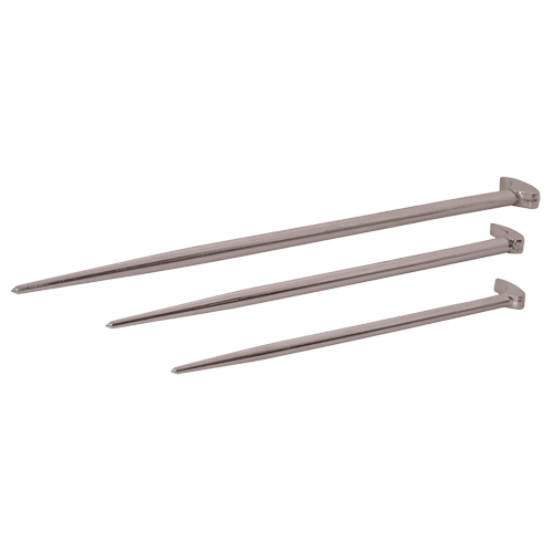 Rolling Head Pry Bar Set, 3 Pcs. OCP Construction Supplies