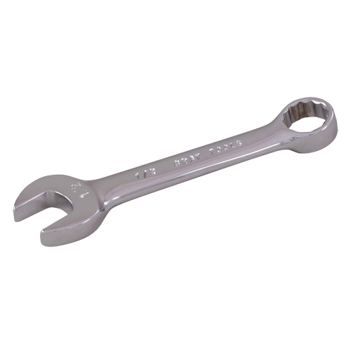 Cl&eacute; mixte courte, 12 pans, 1/4", Fini Chrome OCP Construction Supplies