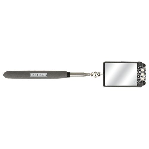 Inspection Mirror, Rectangular, 2-3/4" L x 1-7/8" W, Telescopic OCP Construction Supplies