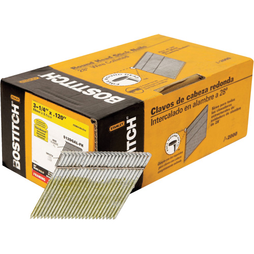 Clous de charpente en angle &agrave; 28° OCP Construction Supplies
