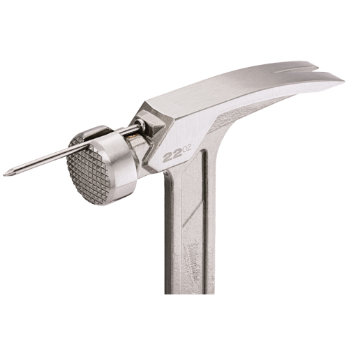 Marteau de charpente &agrave; face usin&eacute;e, 22 oz, Prise en Acier plein, 15" lo OCP Construction Supplies