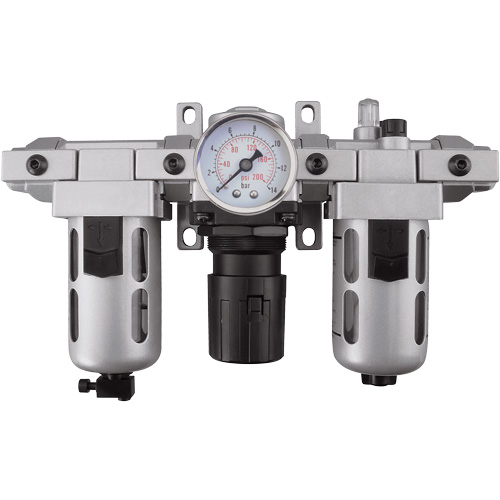Modular Filter, Regulator & Lubricator (Gauge Included), 1/4" NPT OCP Construction Supplies