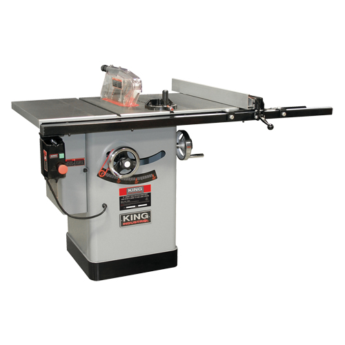 Cabinet Table Saw with Riving Knife, 230 V, 9.6 A, 3850 RPM OCP Construction Supplies