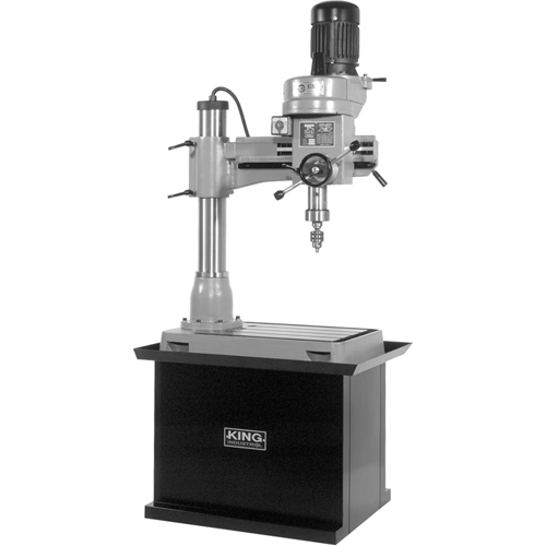 Radial Drilling Machine, 1/2" Chuck, 5 Speed(s), 21-5/8" W X 19-5/8" L, #3 Morse OCP Construction Supplies