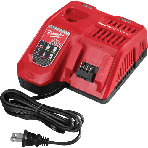 M18 & M12 Rapid Charger, 18 V, Lithium-Ion OCP Construction Supplies