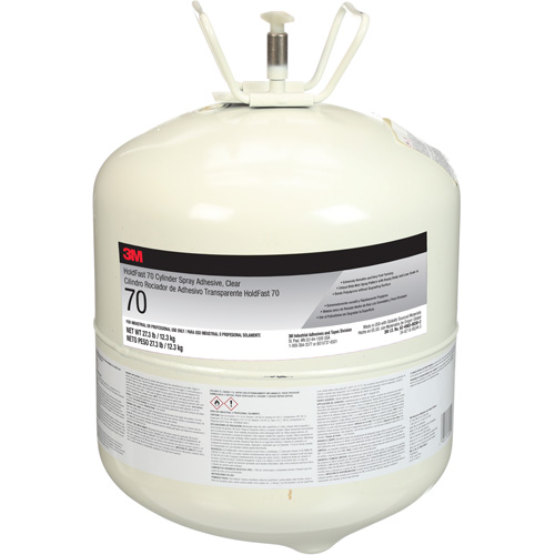 Adh&eacute;sif en a&eacute;rosol HoldFast 70 Scotch-Weld, Transparent, Contenant OCP Construction Supplies