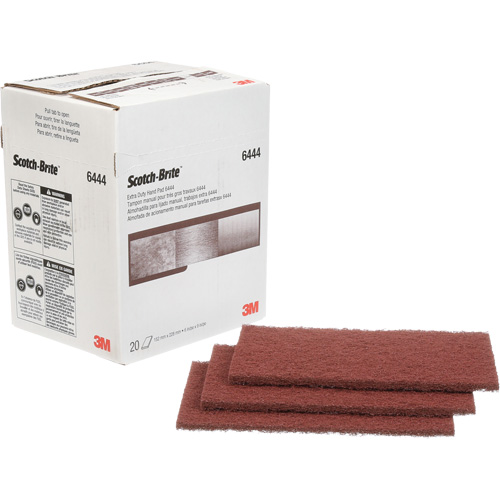 Scotch-Brite Extra-Duty Hand Pad, Aluminum Oxide, 9" x 6", Fine Grit OCP Construction Supplies