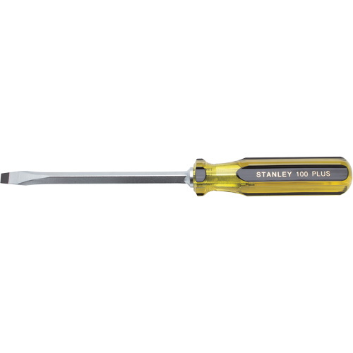 Tournevis pour &eacute;crous &agrave; fente 100 PLUS, Tige de 5/16", Carr&eacute;e, 11-1/8" lo, Prise en Plastique OCP Construction Supplies