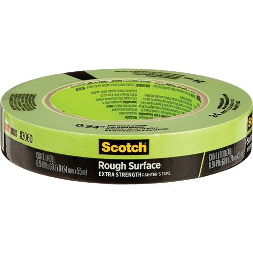 Scotch&reg; Rough Surface Painter's Tape 2060, 24 mm (1") x 55 m (180'), Green OCP Construction Supplies